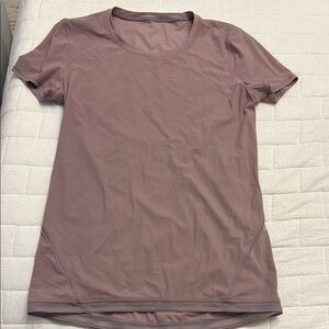 Lululemon Athletica Purple Fitted Short Sleeve Tee